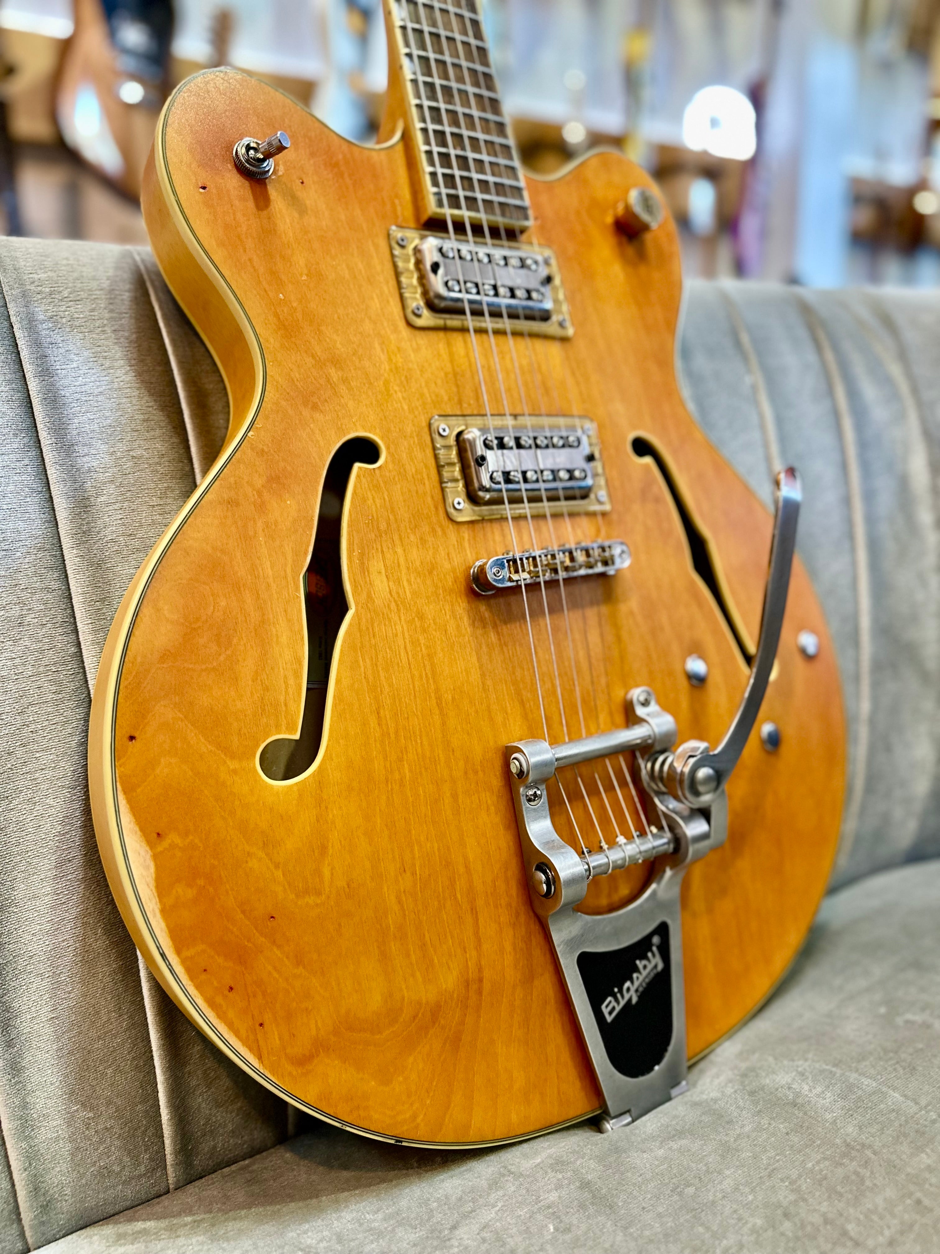 Gretsch | Leadbetter Rabid Dog Relic | G5622T| Relic Vintage Orange Gretsch | Leadbetter Rabid Dog Relic | G5622T| Relic Vintage Orange
